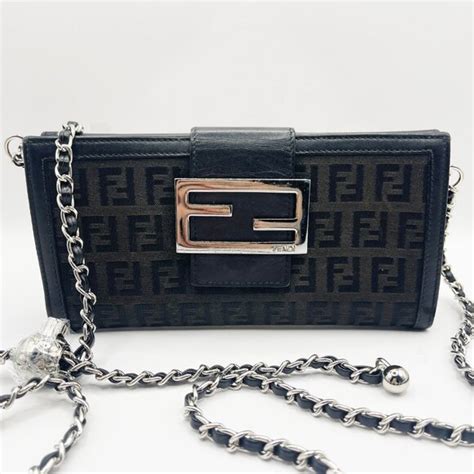 woc fendi|fendi zucca wallet on chain.